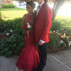 Red prom dress size 0!!!